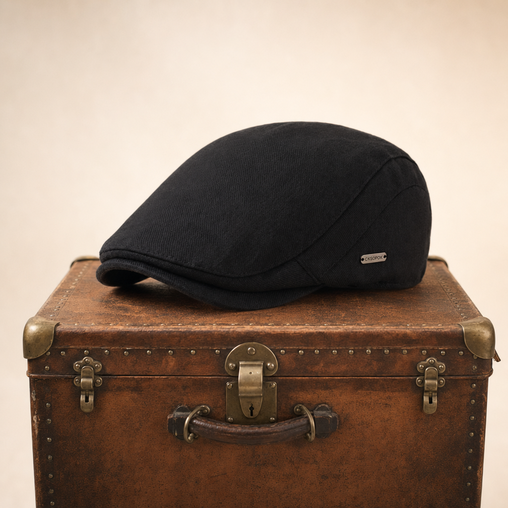 Flat cap in wool — BRUTON