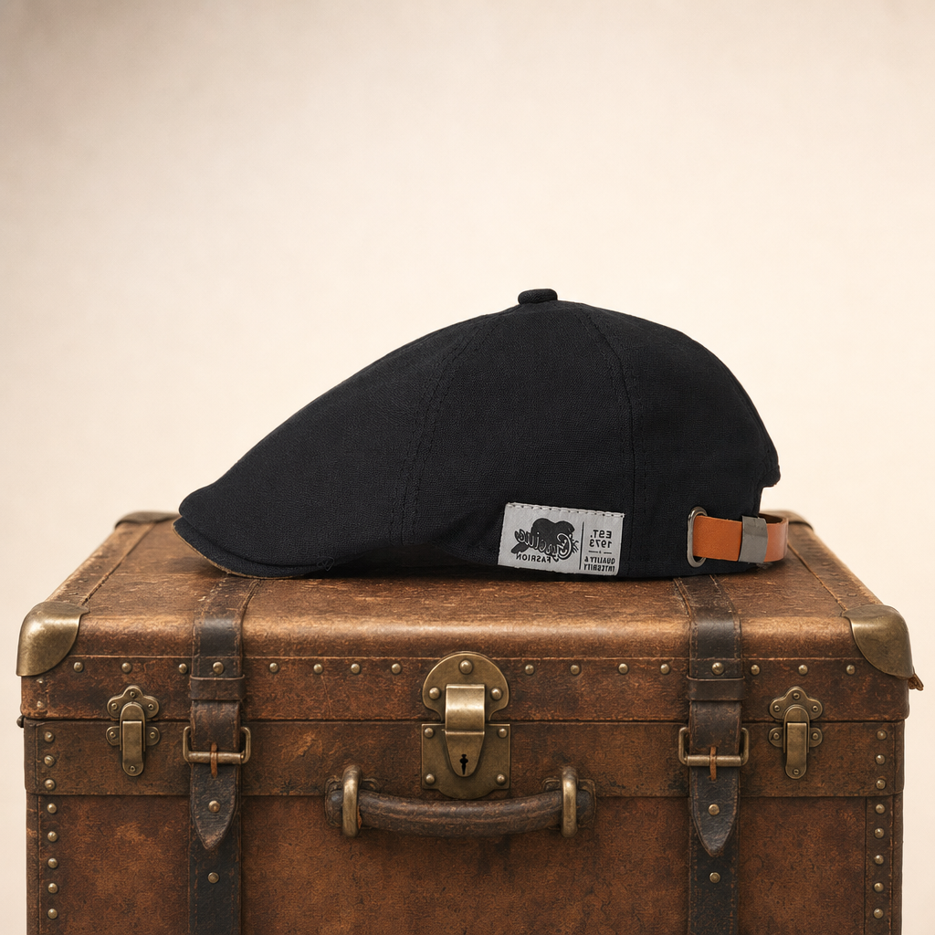 Flat cap in cotton — GLOSSOP