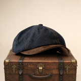 Flat cap in denim — THIRSK