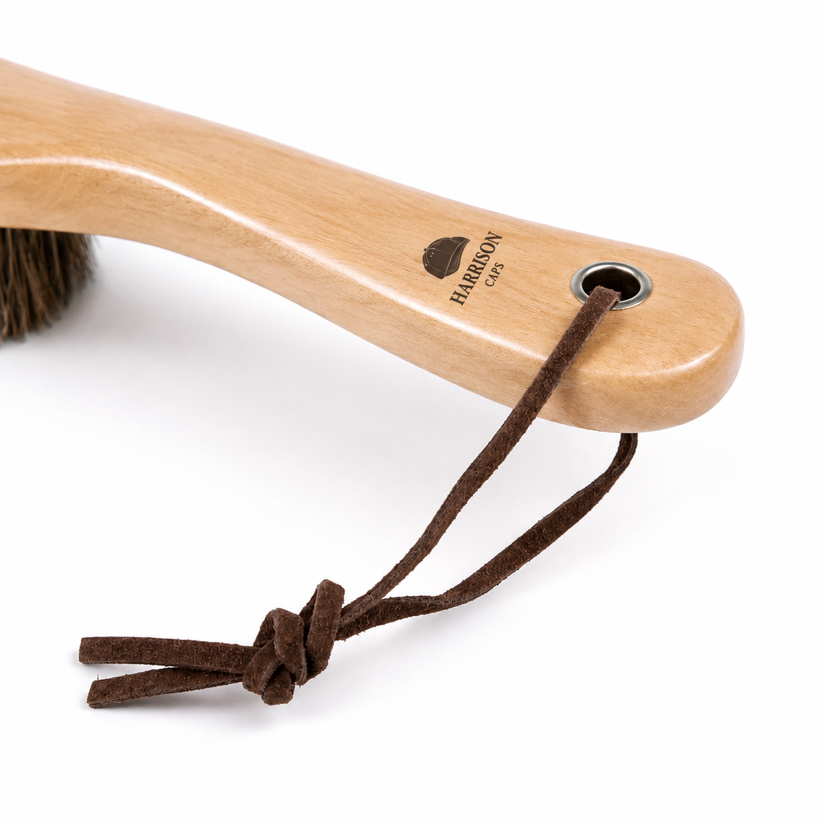 Horsehair cap brush