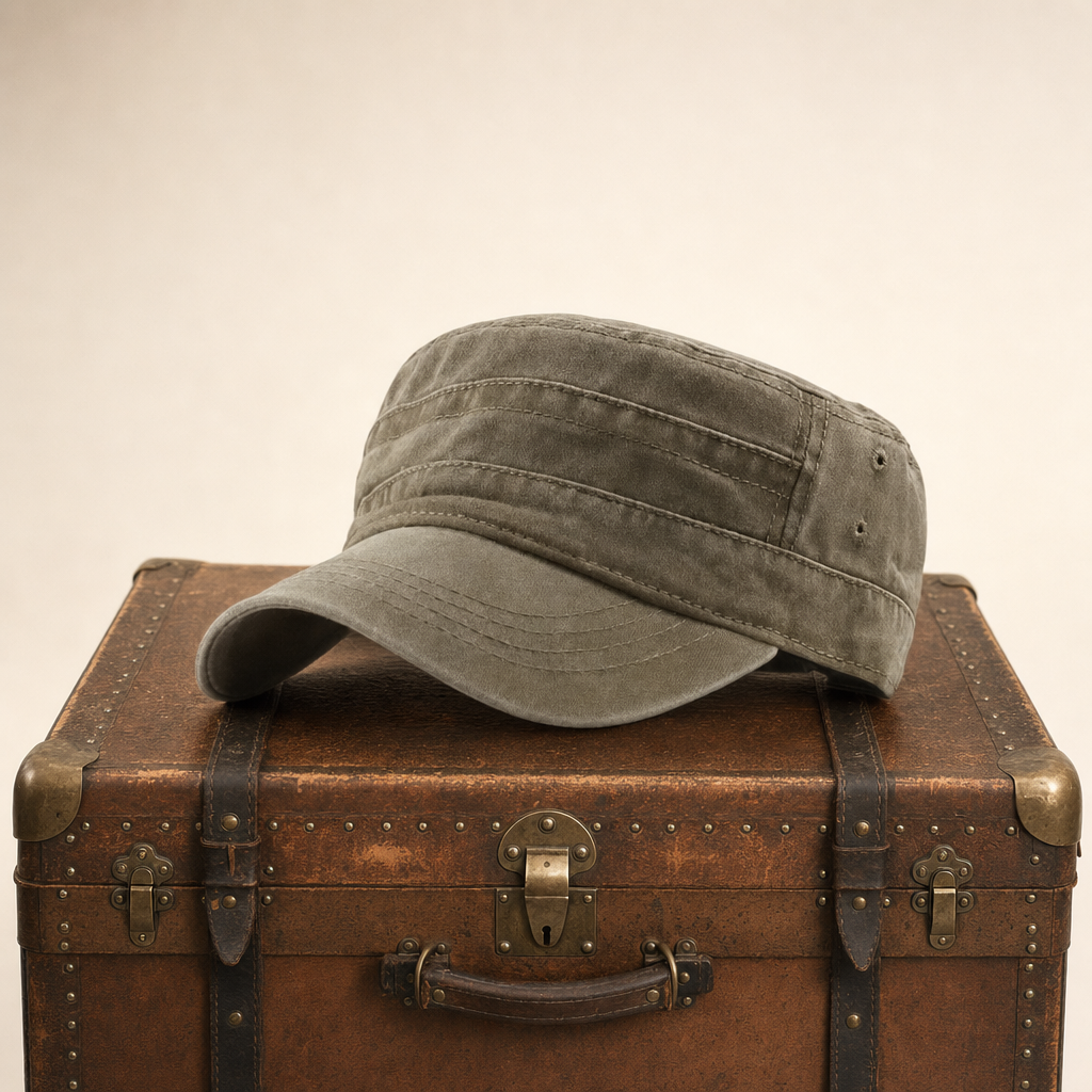 Driver cap in cotton — AXMINSTER
