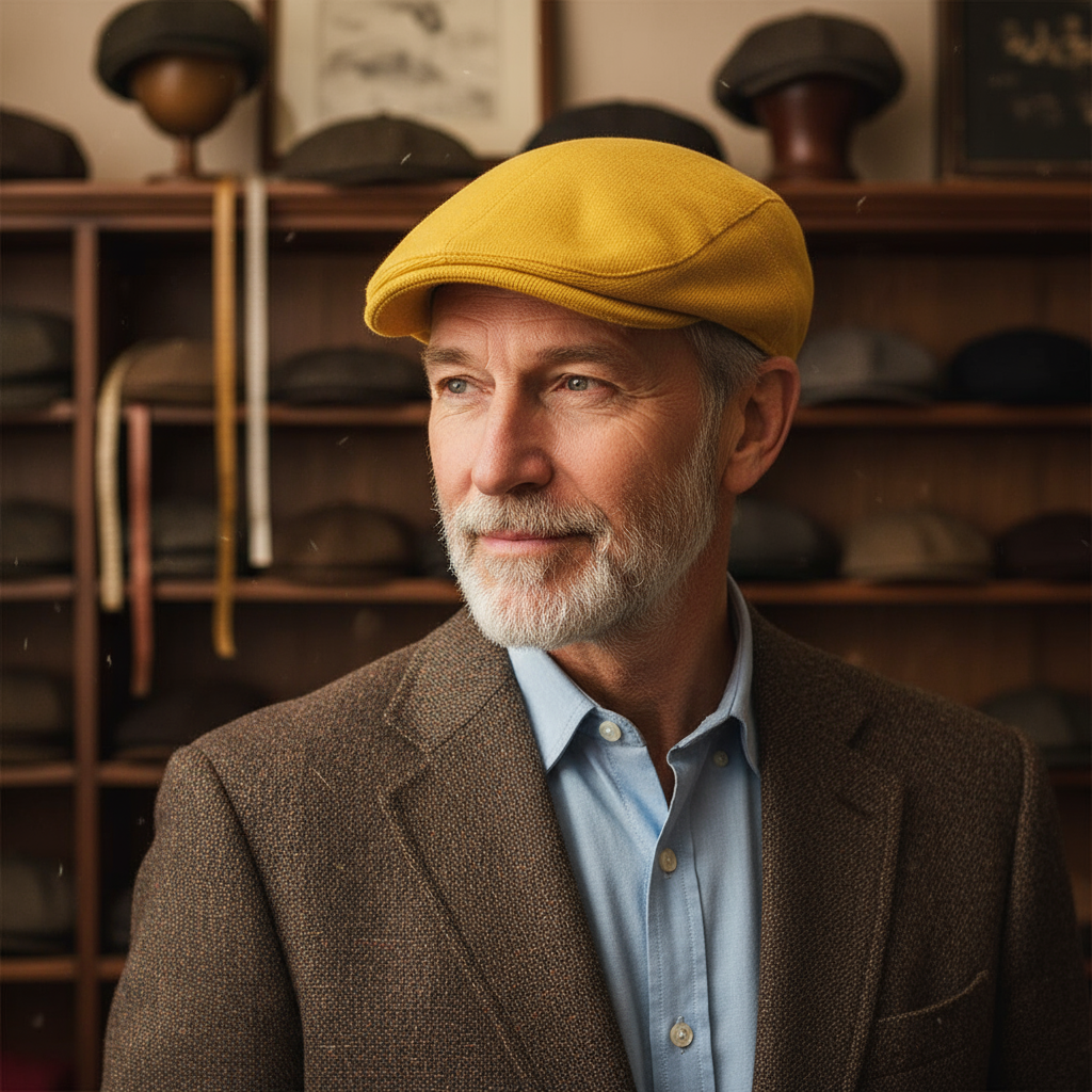 Flat cap in corduroy — PITLOCHRY