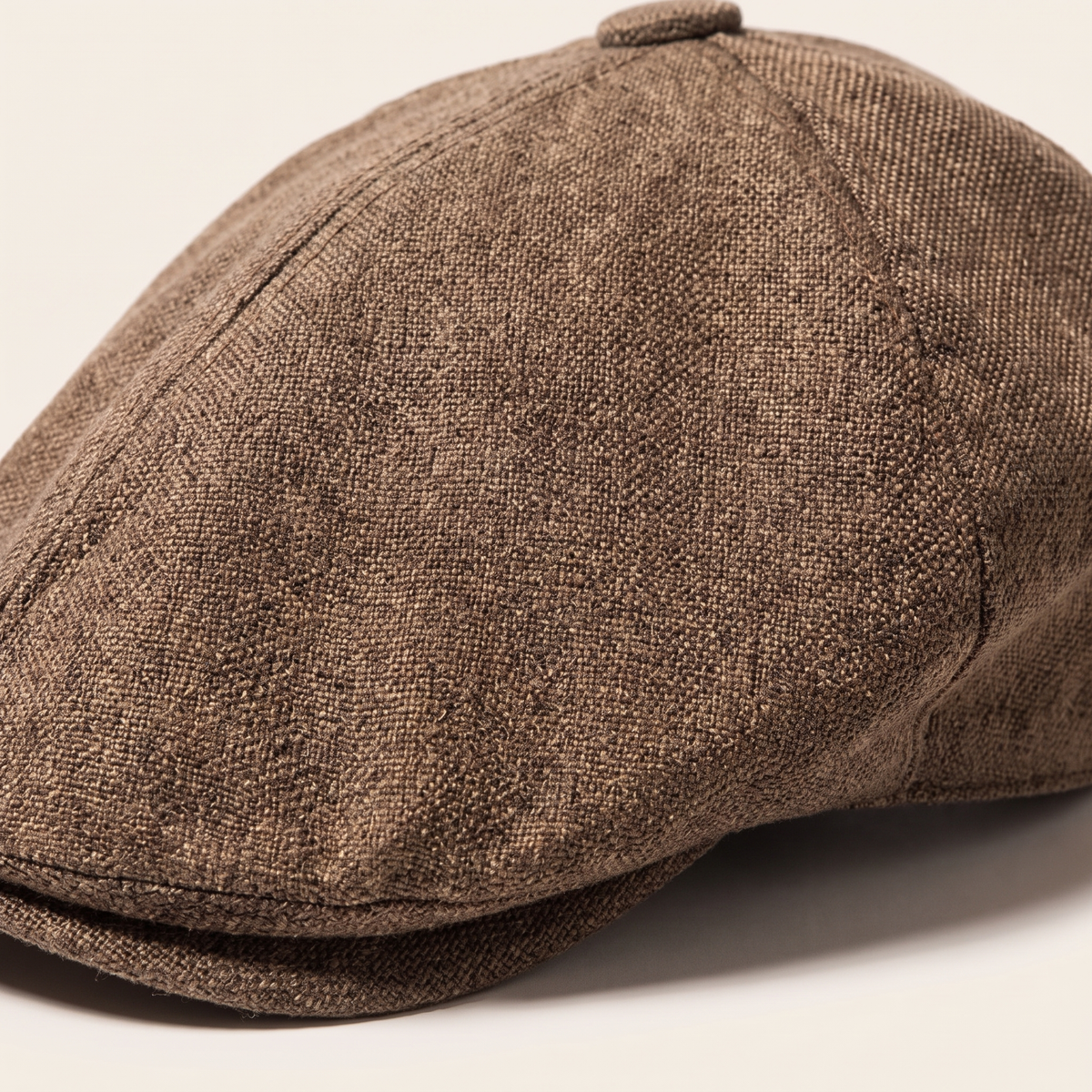 Flat cap in a linen blend — WINCHCOMBE