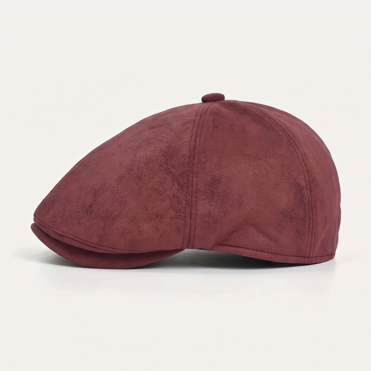 Newsboy cap in suede — EGREMONT