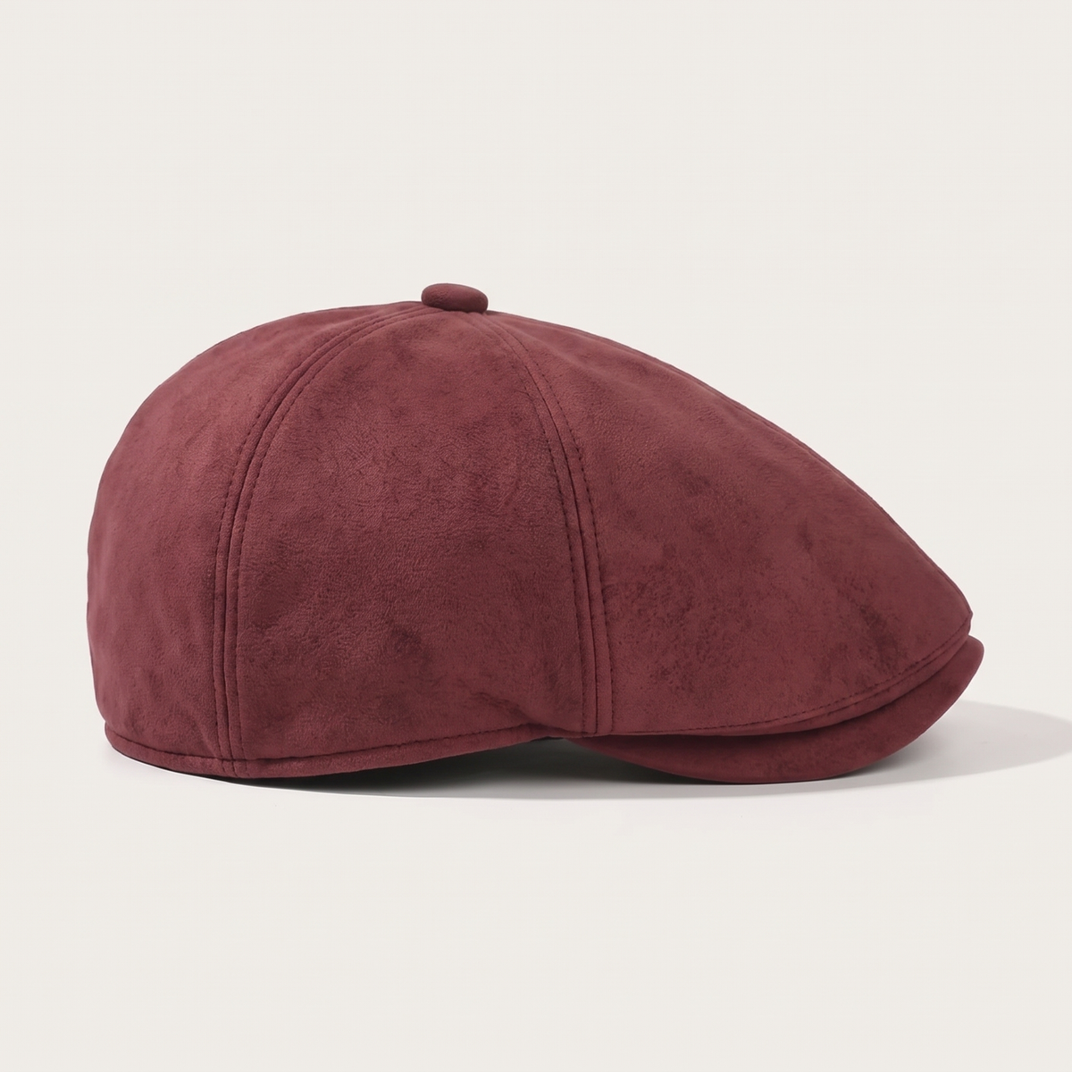 Newsboy cap in suede — EGREMONT