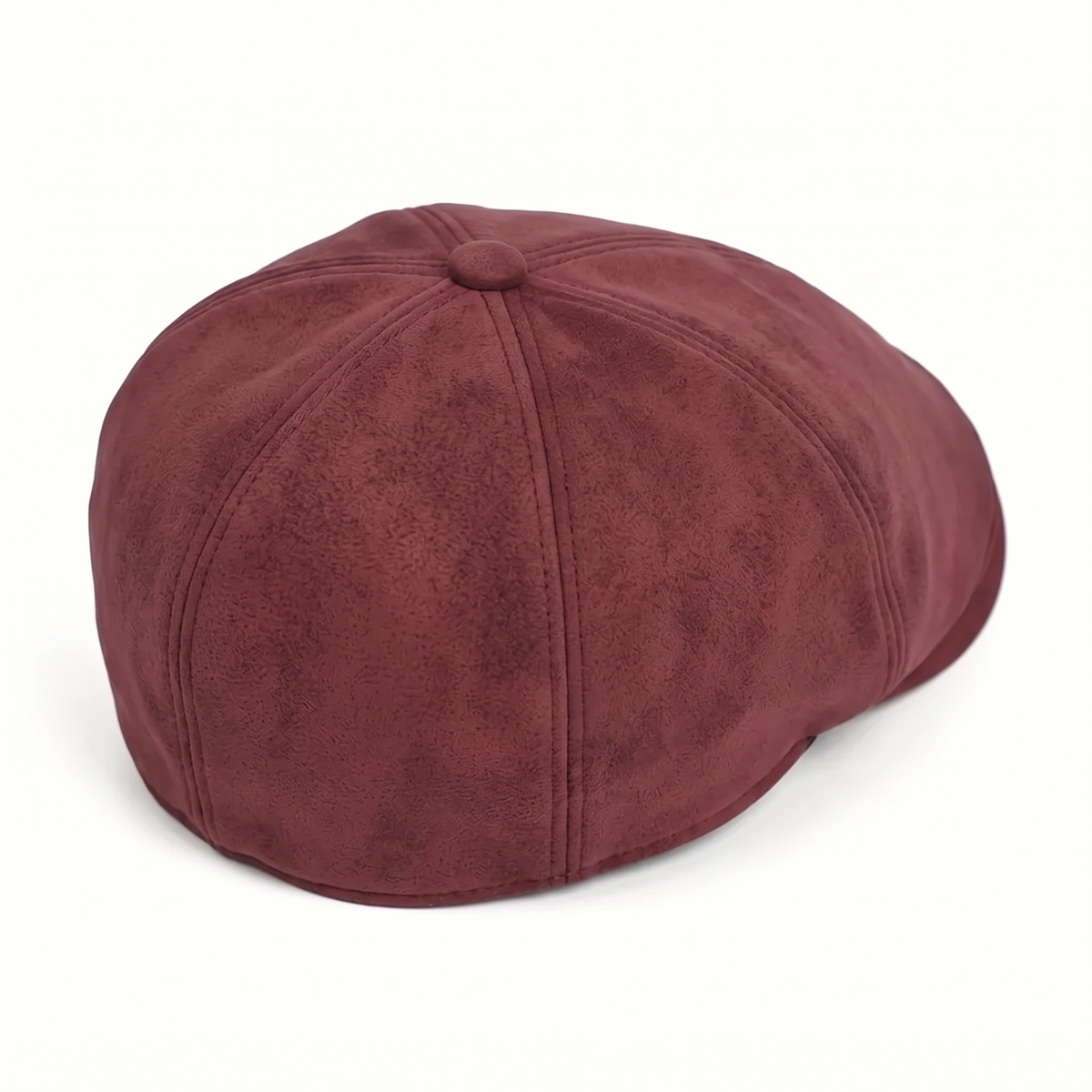 Newsboy cap in suede — EGREMONT
