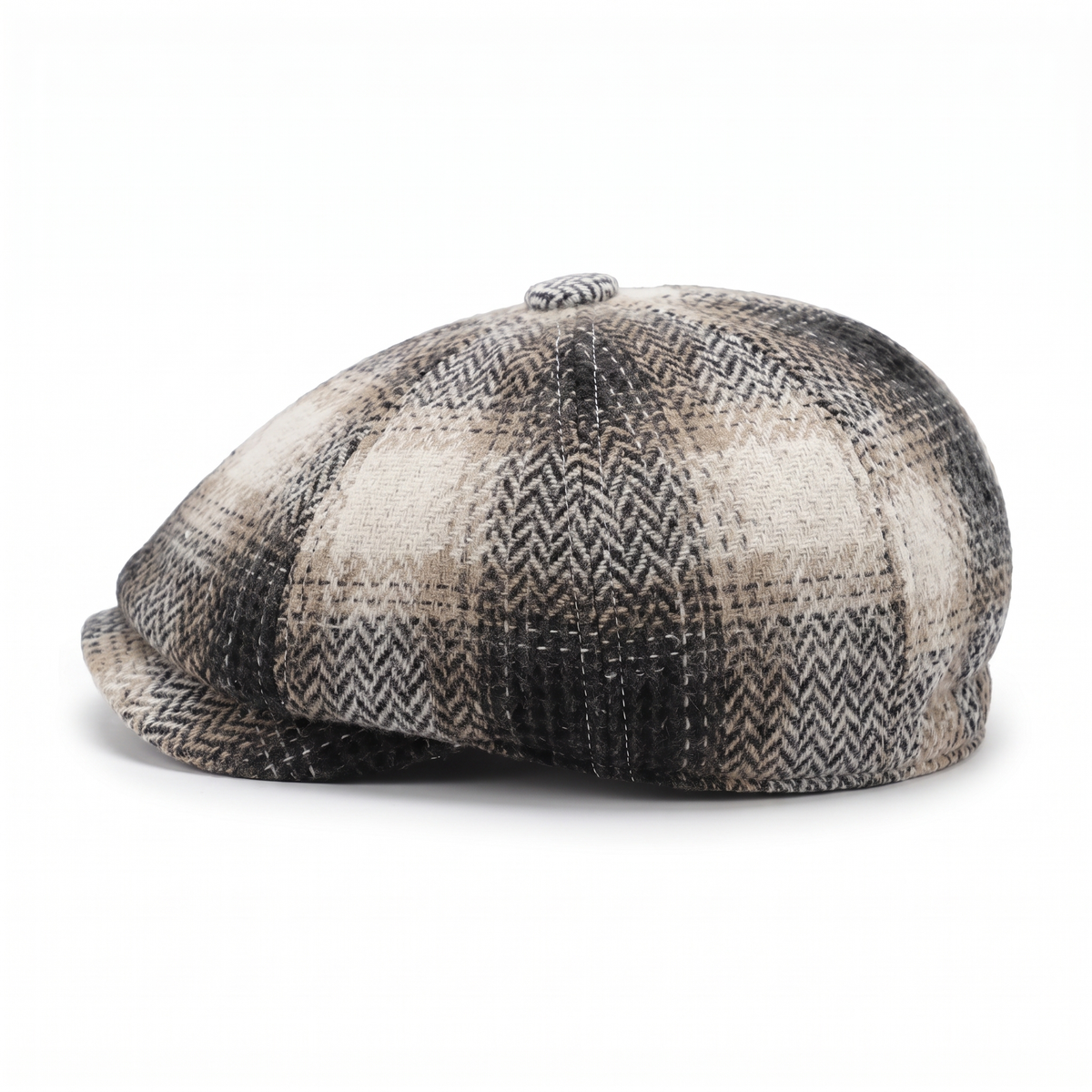 Newsboy cap in a wool blend — RIPON