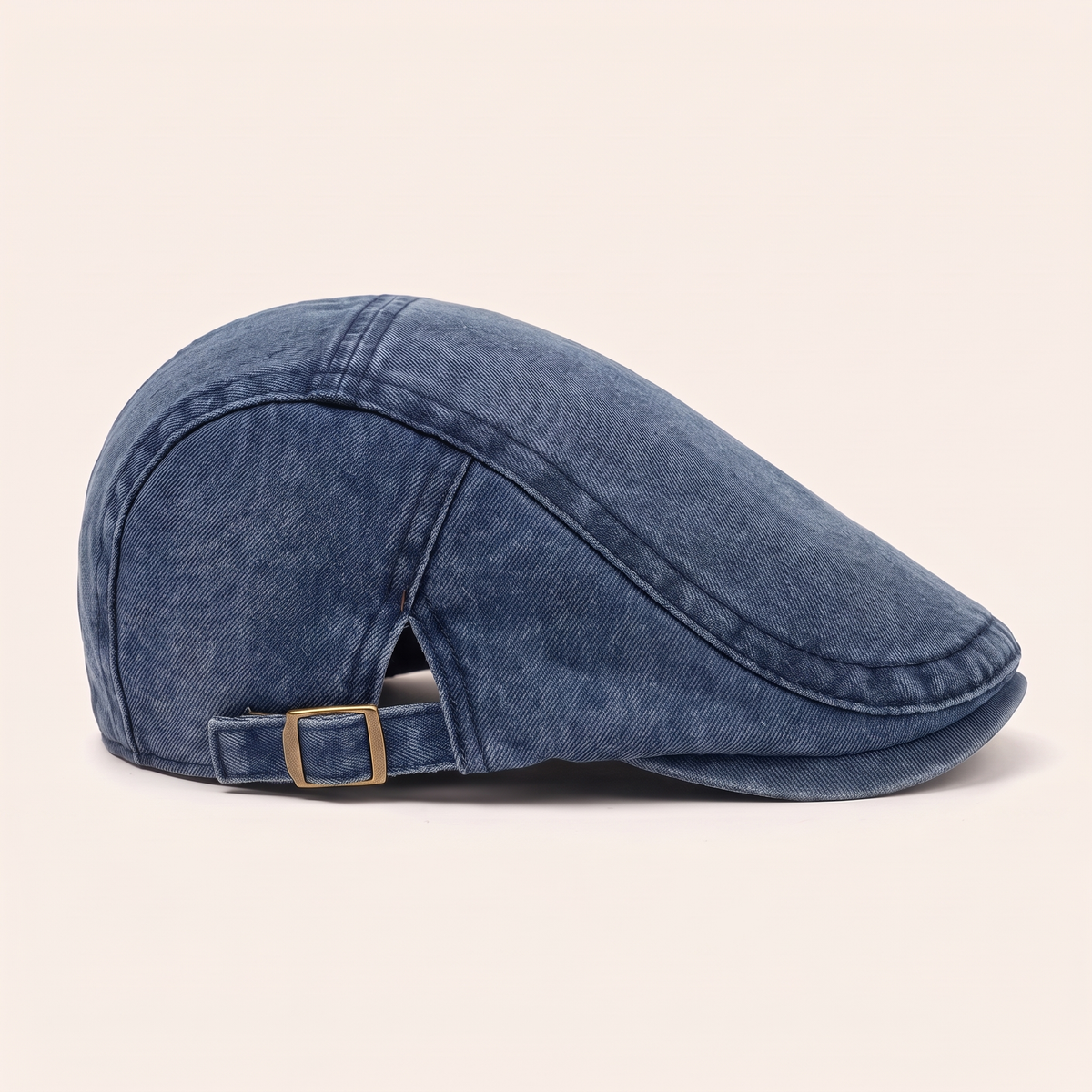 Flat cap in denim — STOKESLEY