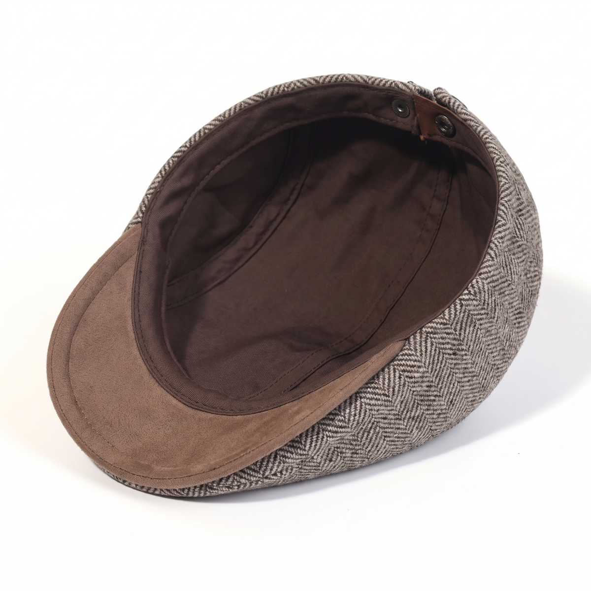 Herringbone ivy cap in wool — PICKERING