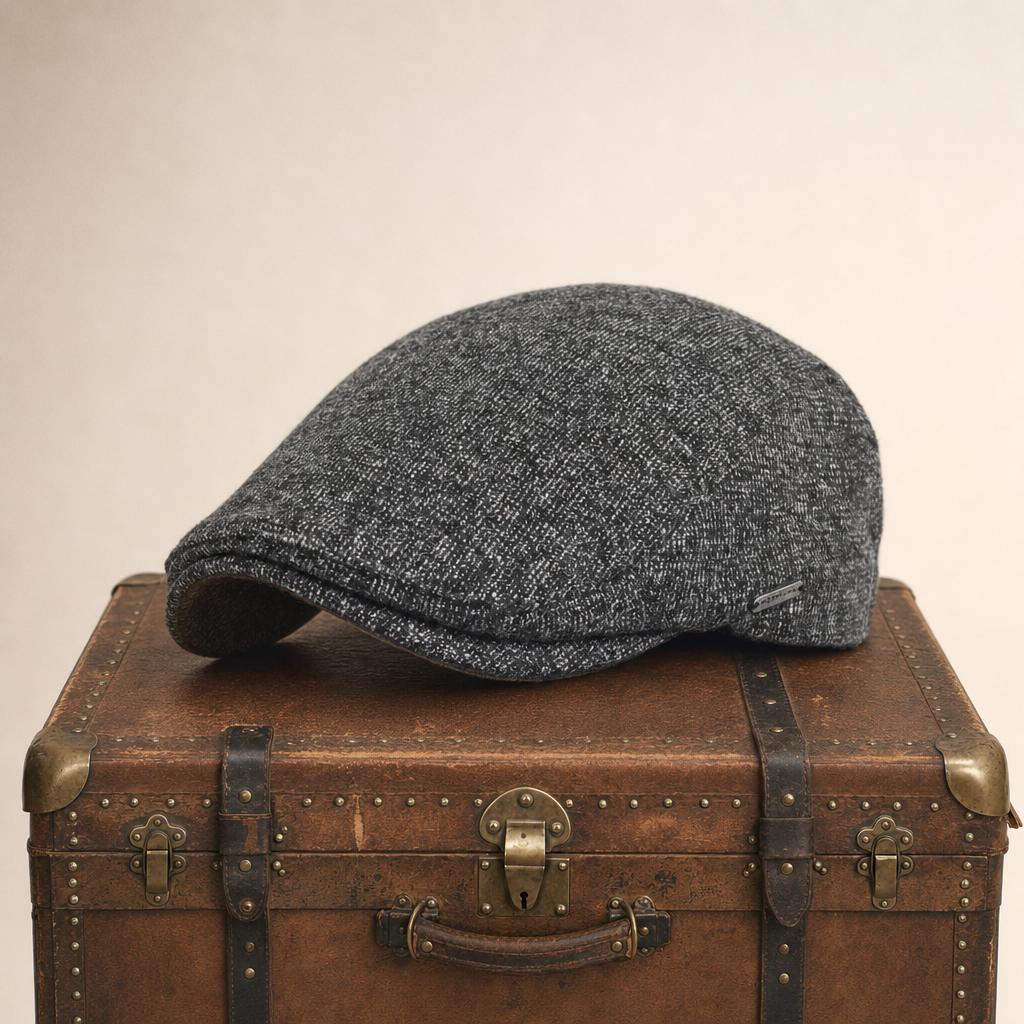 Flat cap in wool — WINCANTON