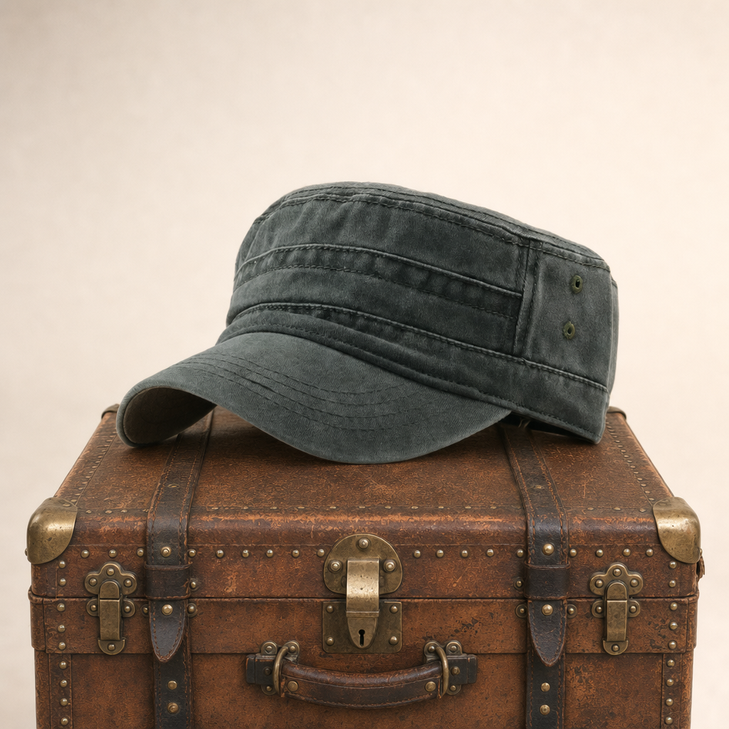 Driver cap in cotton — AXMINSTER