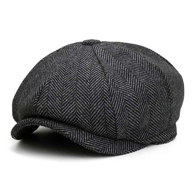Newsboy cap in wool — ULVERSTON