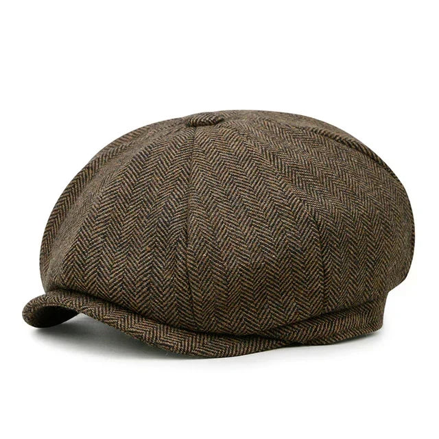 Newsboy cap in wool — ULVERSTON