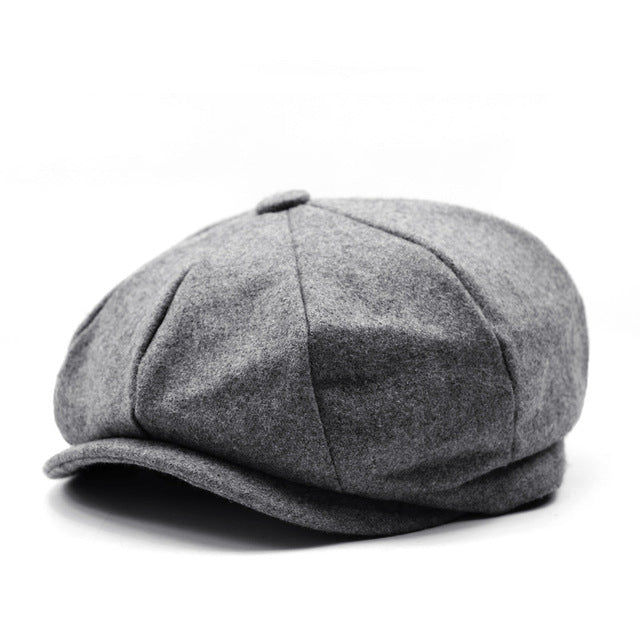 Newsboy cap in wool — ULVERSTON